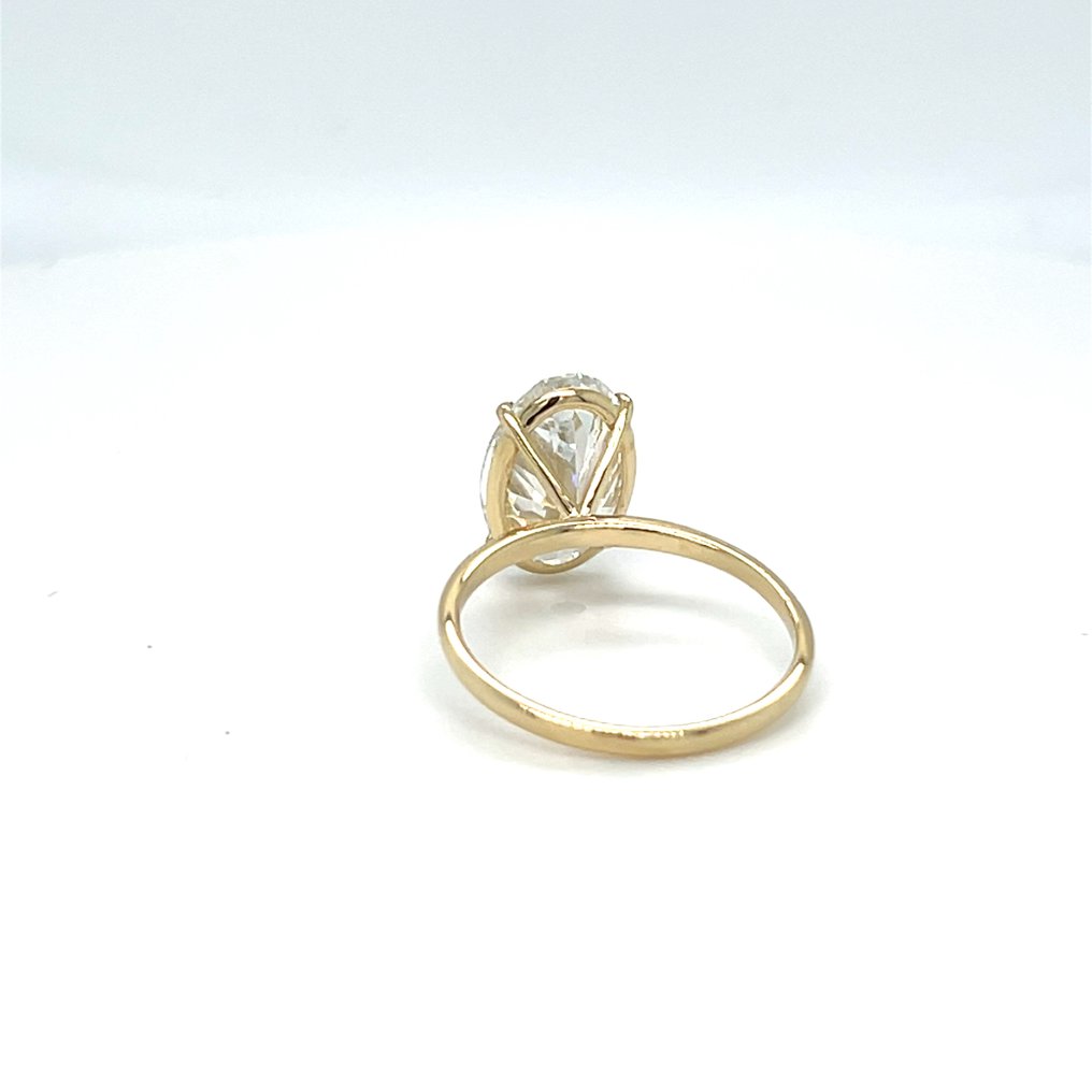 Nincs minimálár - Gyűrű - 14 kt. Sárga arany - 1.00ct. tw. Gyémánt (Laboratóriumban előállított) #4.3