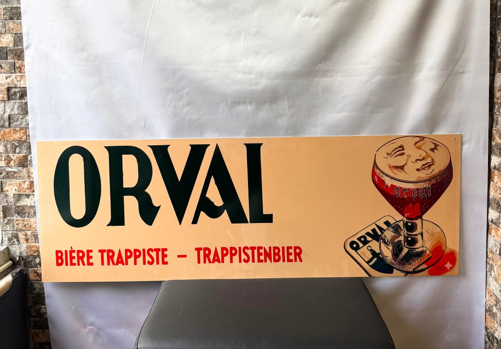 標誌 - ORVAL 特拉普修士啤酒 - 118 x 40 厘米（XXXL） - 瑪瑙 #2.1