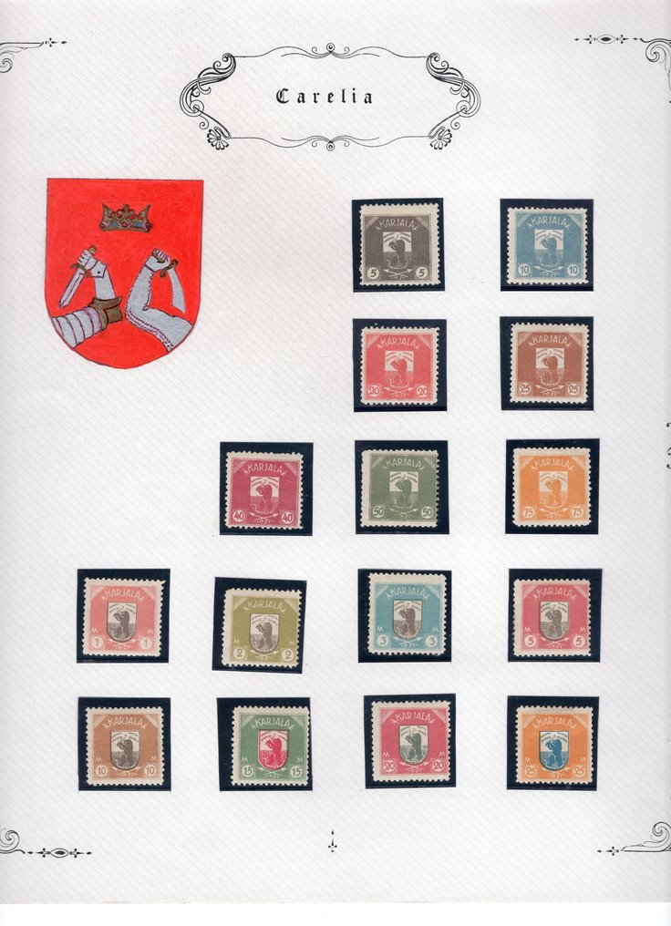 俄罗斯 1922/1960 - 卡累利阿是北欧的一个历史地区，分布在俄罗斯（卡累利阿共和国）和其他地区之间。 #1.0