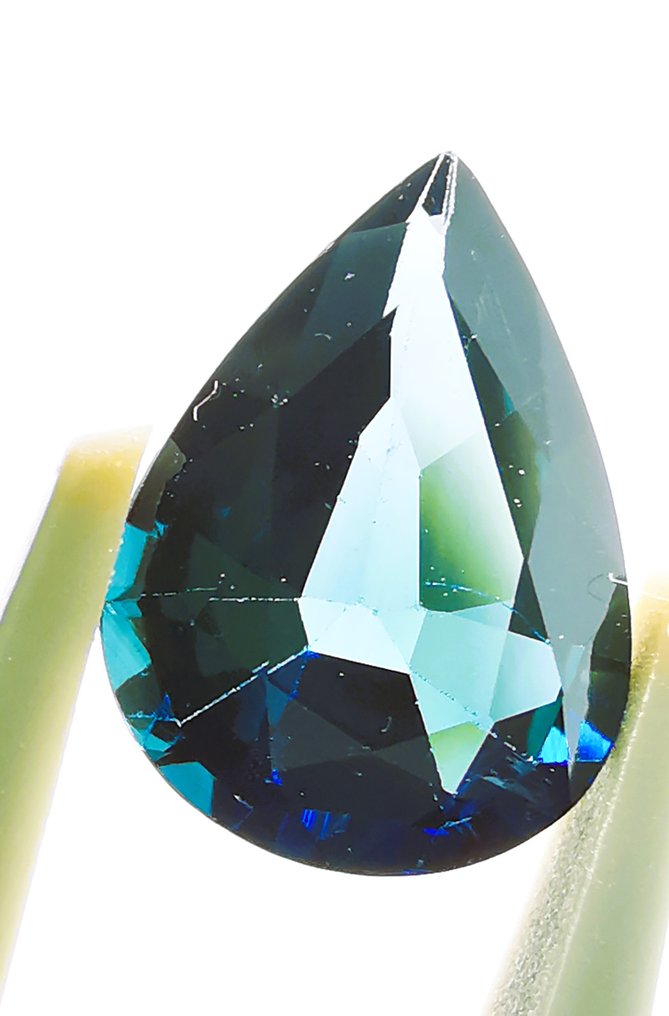 χωρίς τιμή ασφαλείας - 1 pcs Μπλε Ζαφείρι - 2.95 ct - Instituto Gemólogico Español (IGE) - Αυστραλία / ζέστη #3.2