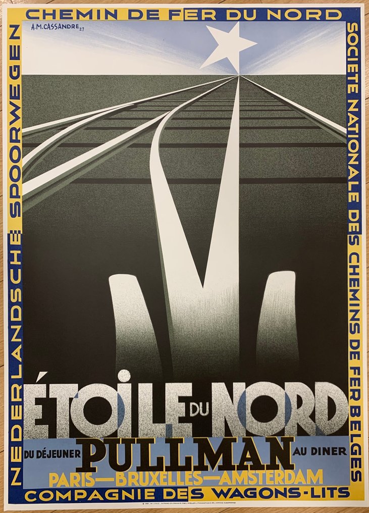 A.M. Cassandre - Étoile du Nord - Pullman - 1980‹erne #1.0