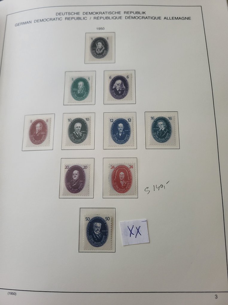 GDR 1948/1970 - Collection in an album, with one exception, all postmarked, also various inspected or certified. #3.2