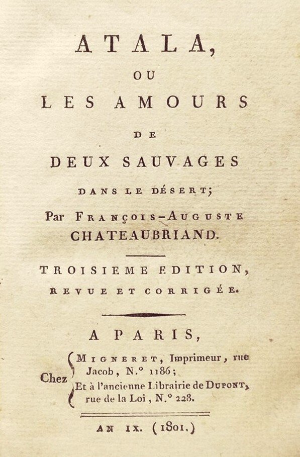 De Chateaubriand, François-René, Fenelon - Opere di Letteratura Francese in formato Tascabile - 1801 #1.0