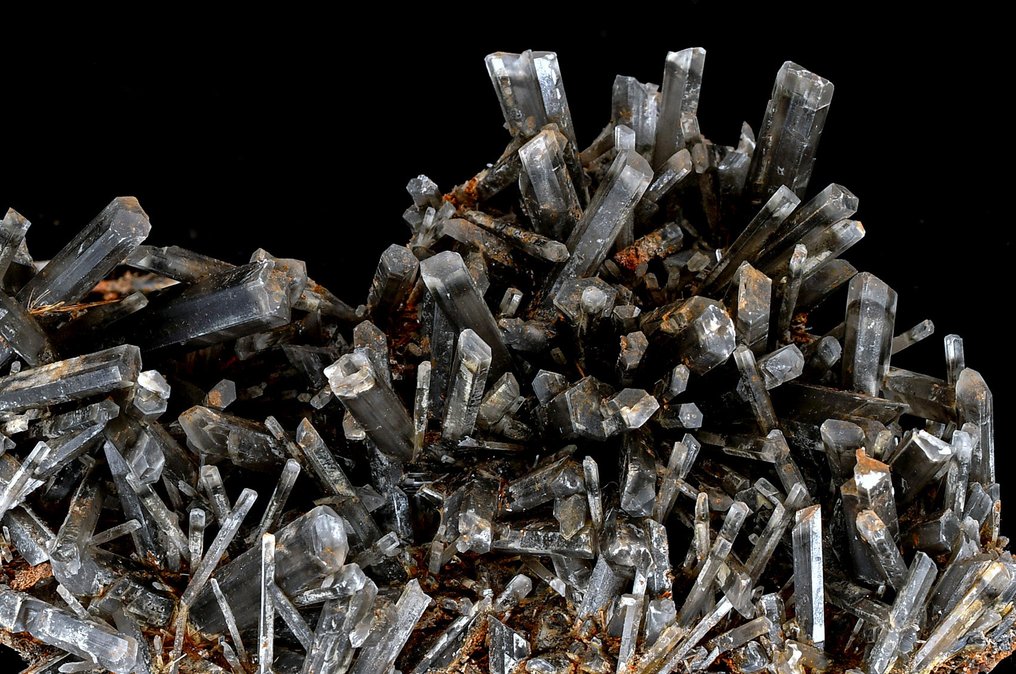 High quality dovetail grey black Gypsum from Tuscany - Height: 13.6 cm - Width: 9.8 cm- 253 g #4.3