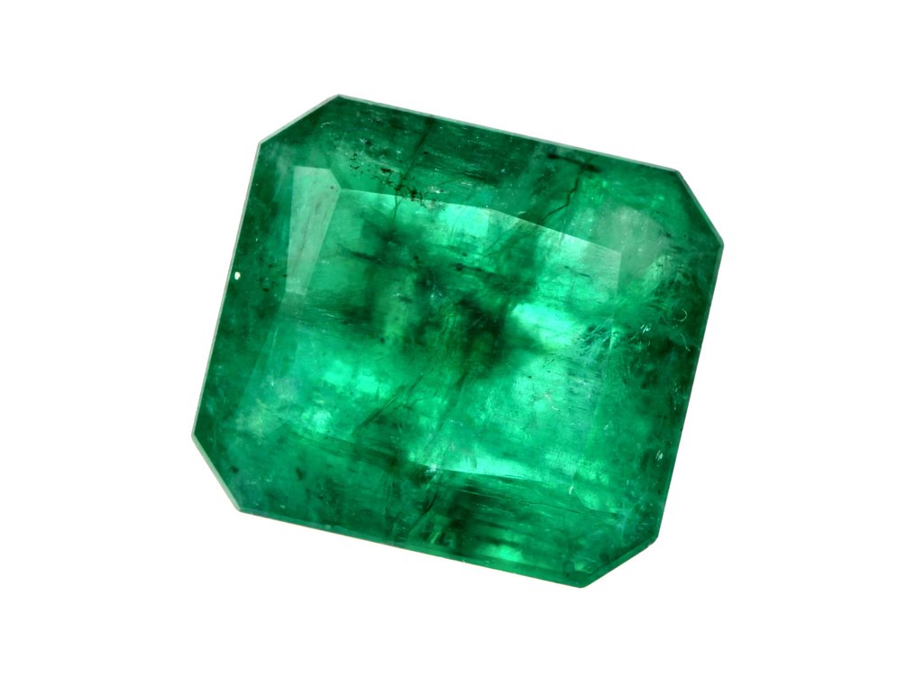 Ingen mindstepris Grøn, Blå Smaragd  - 5.87 ct - Instituto Gemólogico Español (IGE) #2.1