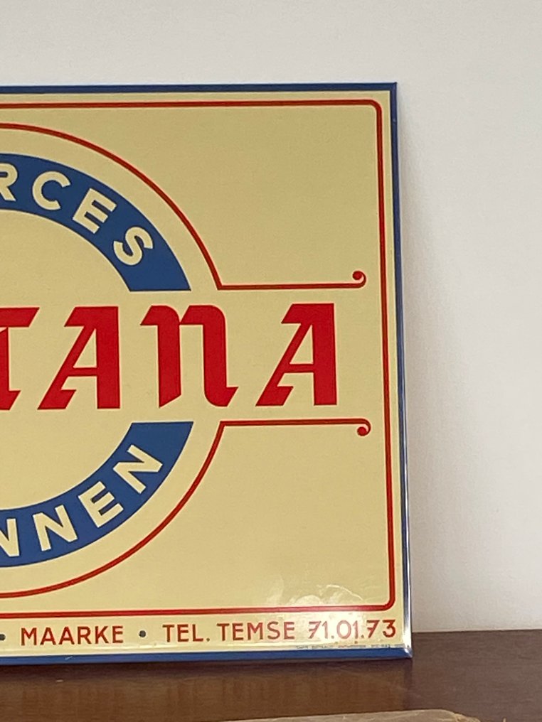 Sources Fontana / Et J.Schuybroek 1955 - Πλάκα - Μέταλλο #3.2