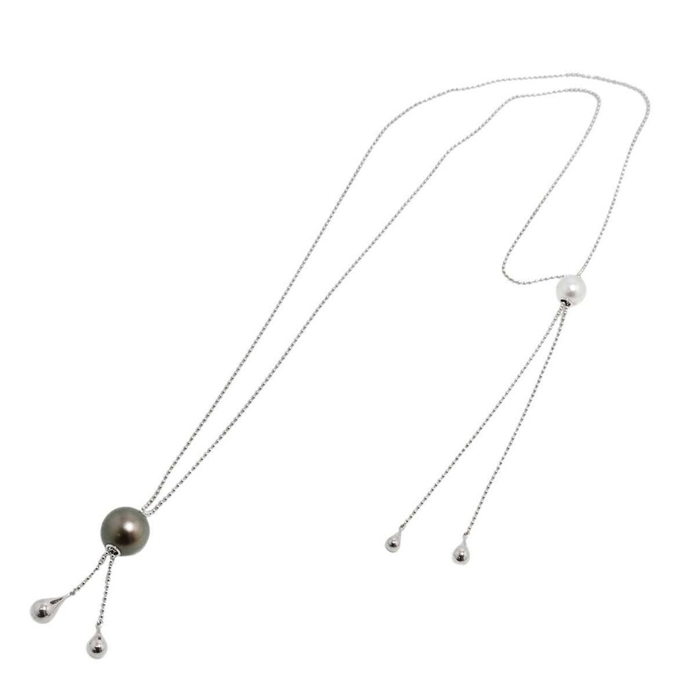 Mikimoto - Halsketting - 18 karaat Witgoud #1.0