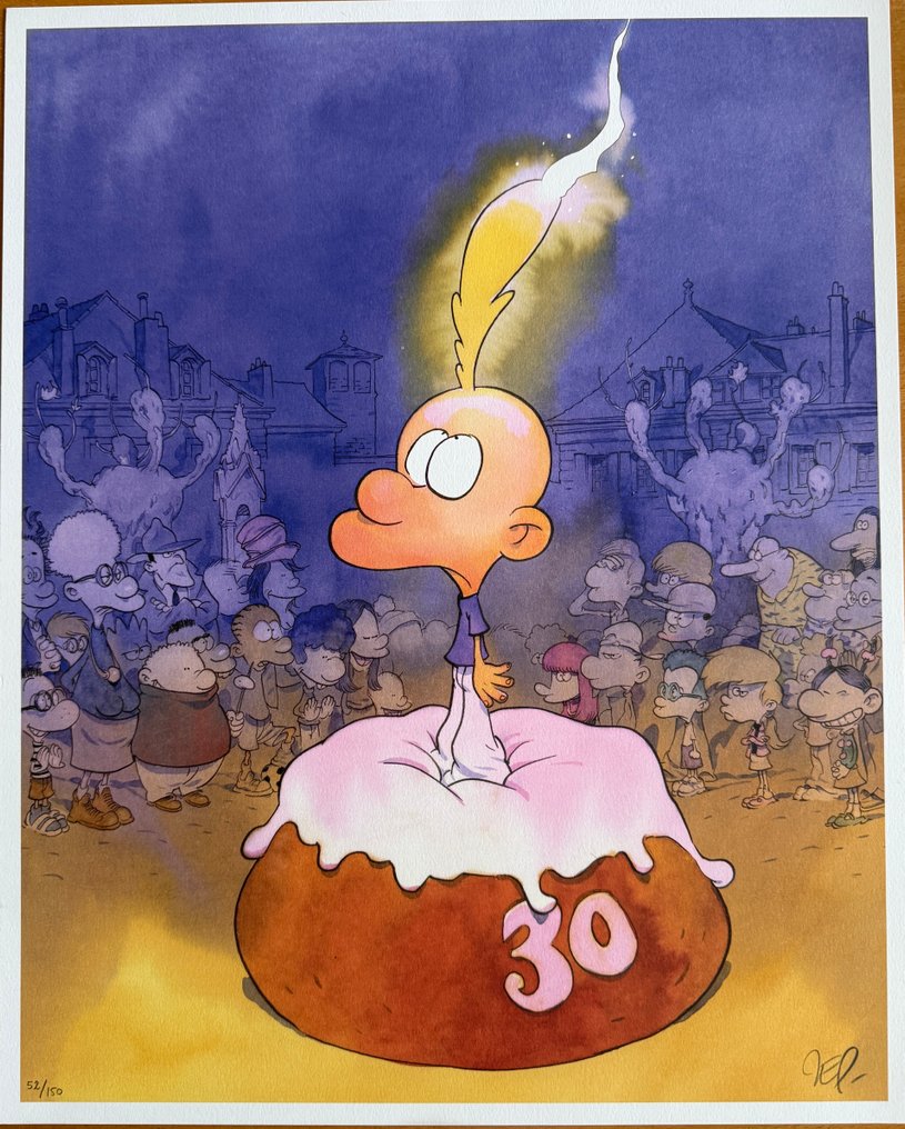 Zep - 2 Offset Print - Titeuf - Titeuf 30 ans - Titeuf é Carouge - 2023 #1.0