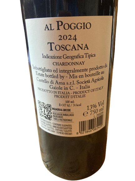 2024 Al Poggio, Castello di Ama - Toscana IGT - 6 Flasker (0,75 L) #4.3