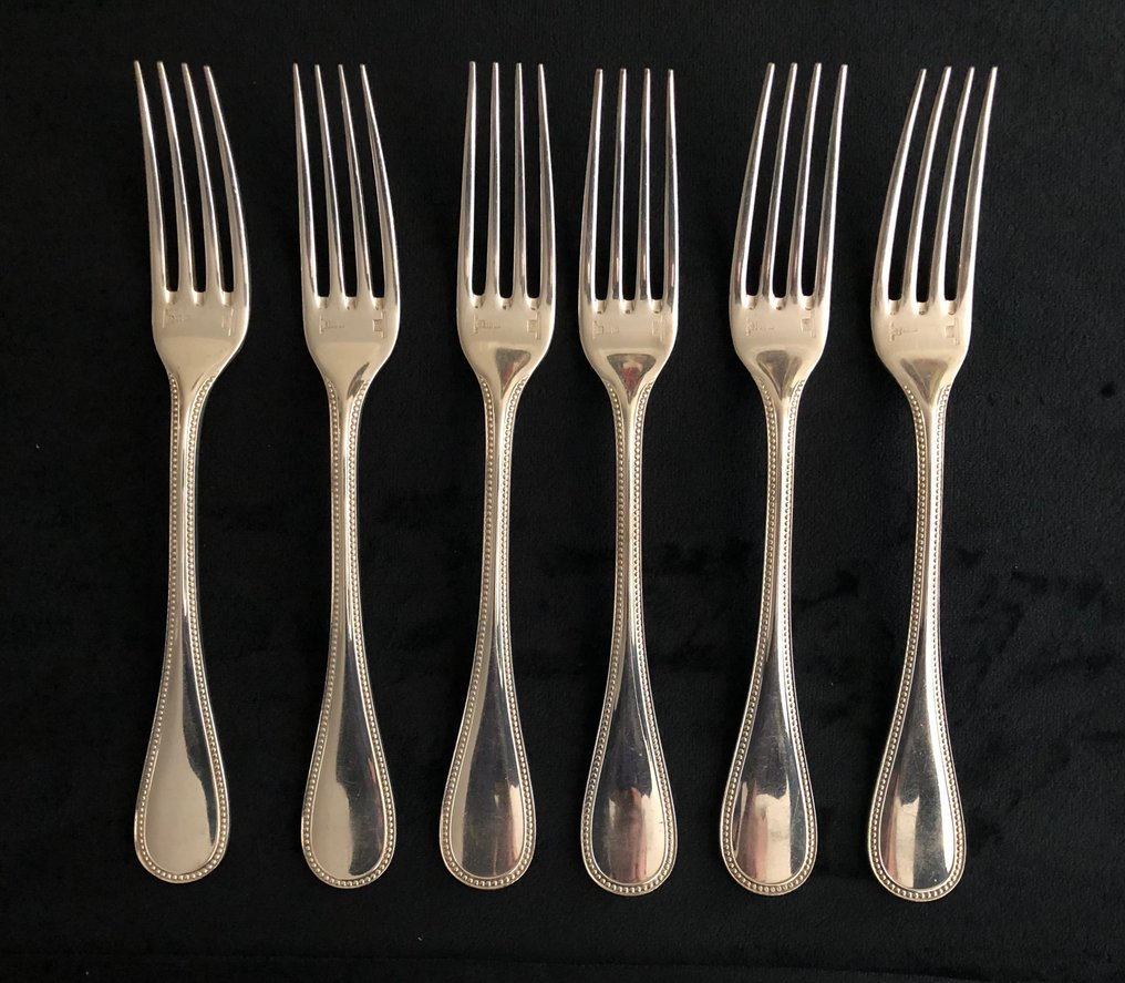 Christofle - Servizio di posate (84) - Perline - Placcato argento #3.2