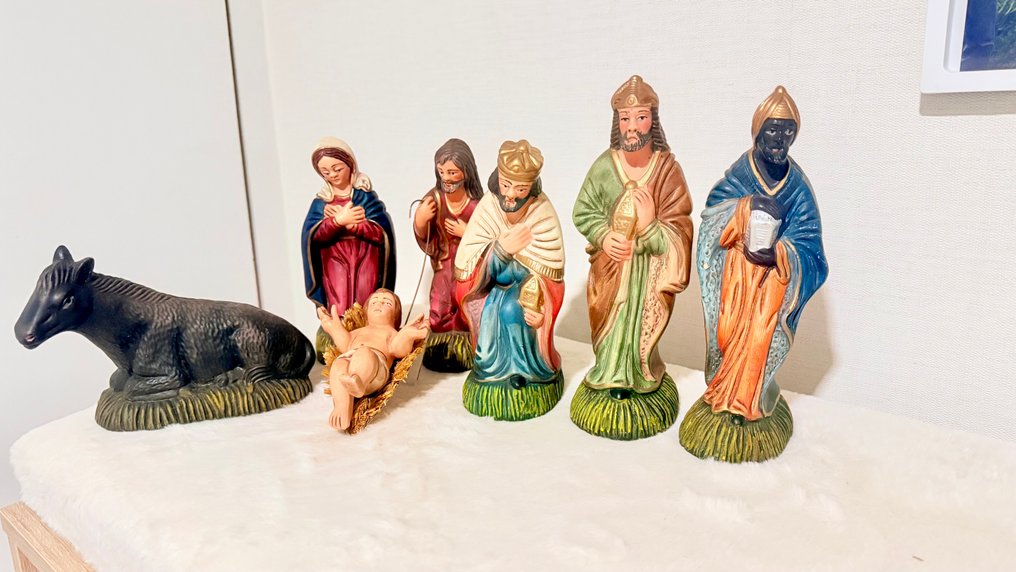 Nativity scene (7) - Ceramic - 7 pieces - 23 cm #1.0