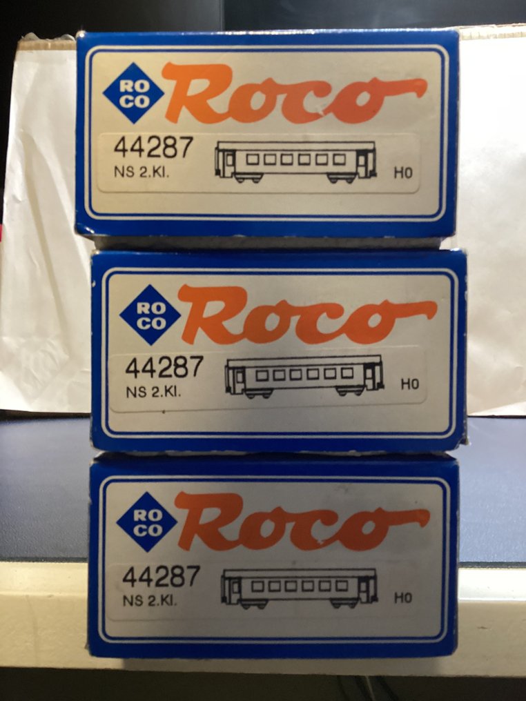Roco H0 - 3 x 44287 - Modeltogvogn (3) - NS #1.0