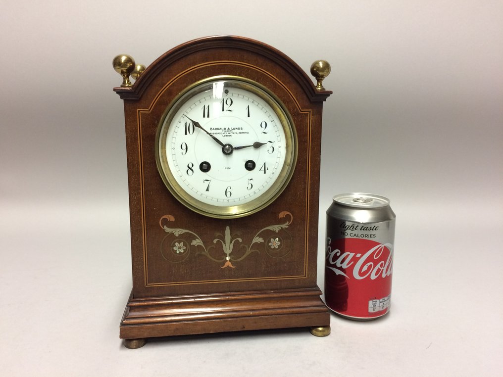 Επιτραπέζια ρολόγια και ρολόγια γραφείου -   Ρολόι τραπεζιού Mahonie με inlay. - 1850-1900 #1.0