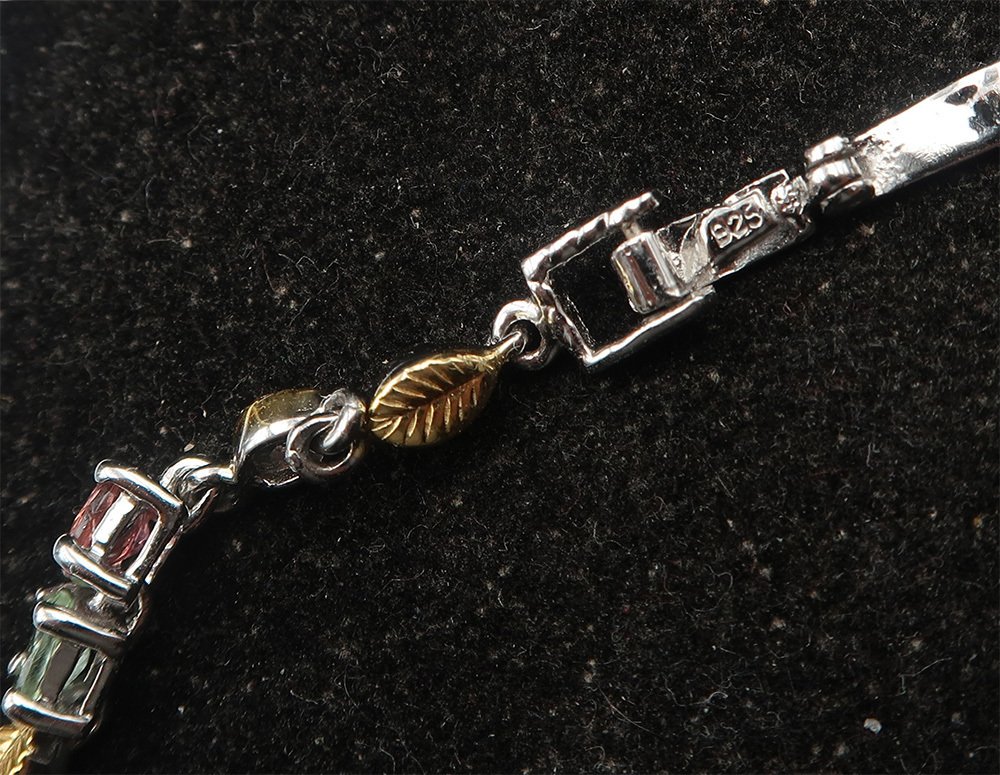 Argento, Bracciale Elfico "Foresta Incantata" in Tormaline: Armonia & Gioia di Vivere - Argento 925 - Bracciale #4.3