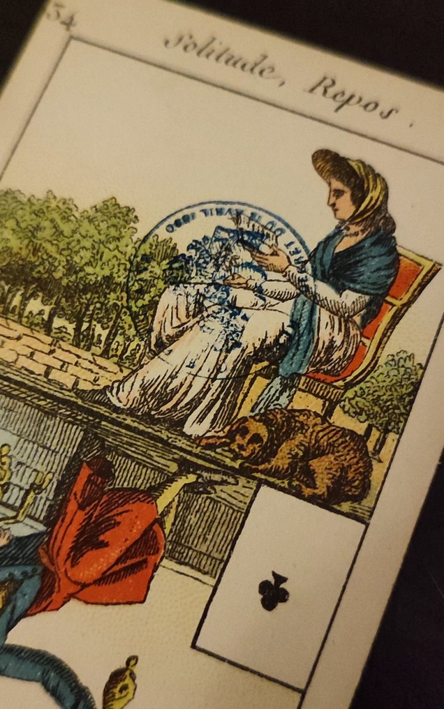 Baptiste-Paul Grimaud - Kortspil Le petit oracle des dames - 1850-1900 - Frankrig #1.0