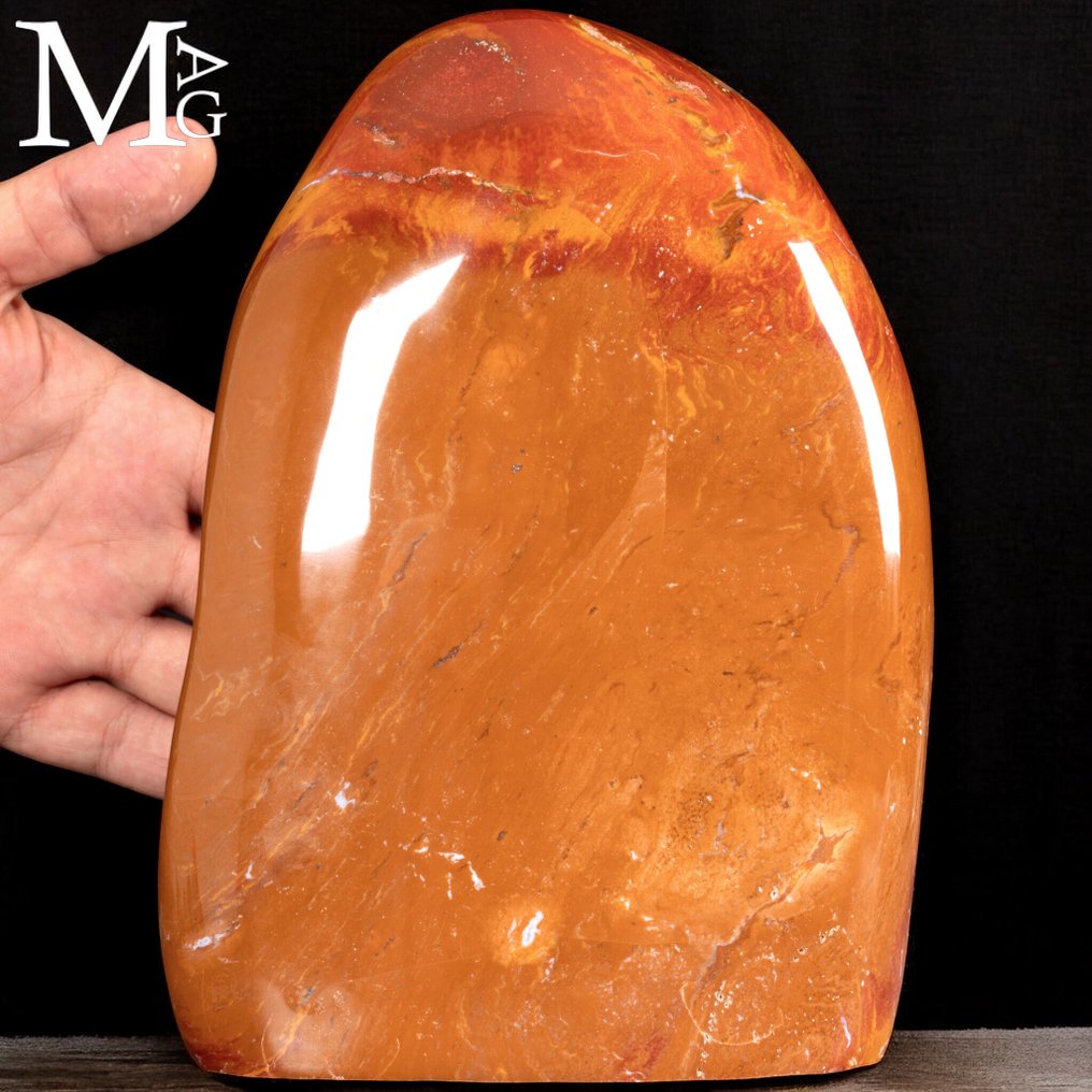 Madagascar Red Agate – Natural Decorative Element - Altezza: 257 mm - Larghezza: 175 mm- 6655 g #1.0