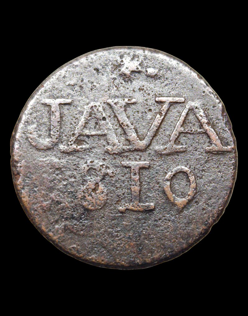 Indonesia, Java. Duit 1810 - Louis Napoleon Ref: KM# 19/225  (No reserve price) #1.0