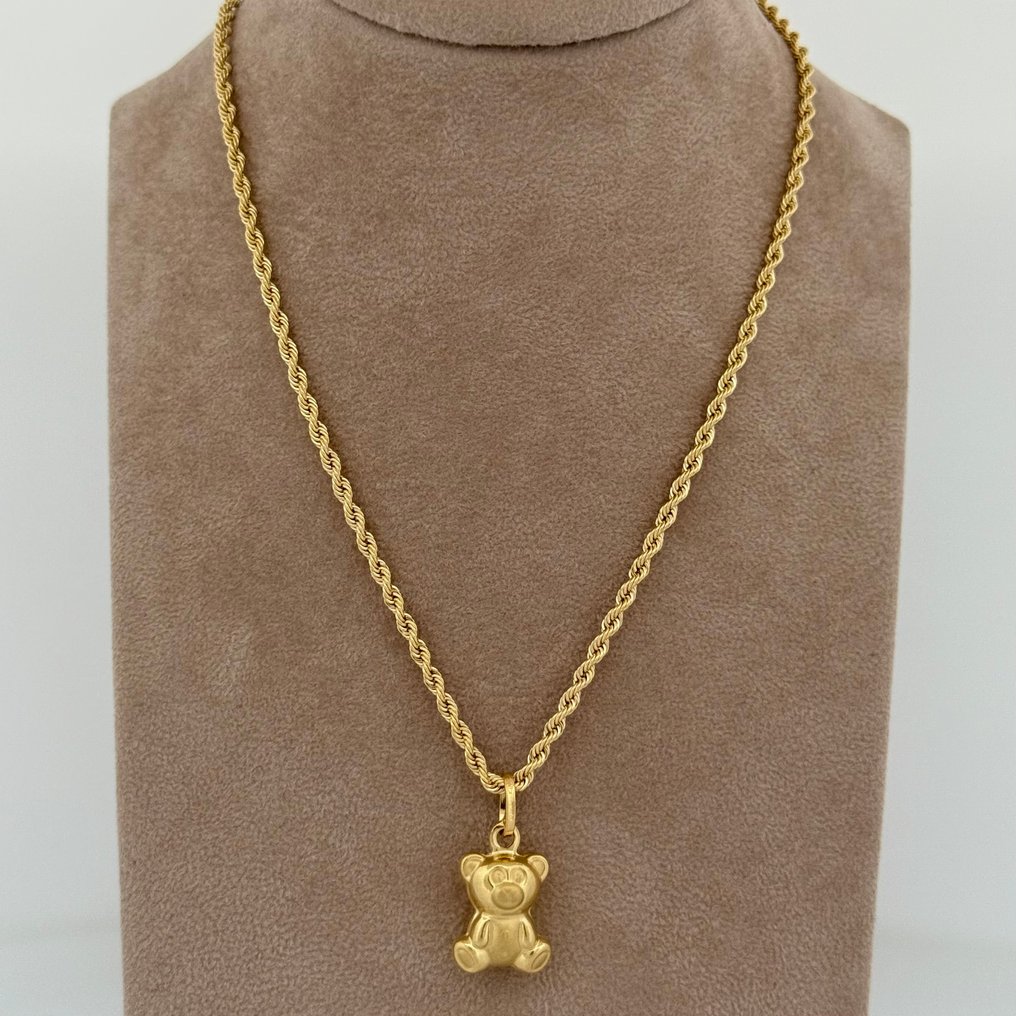 Handmade - Collar - Teddy - 3.4 g - 18 quilates Oro amarillo #1.0