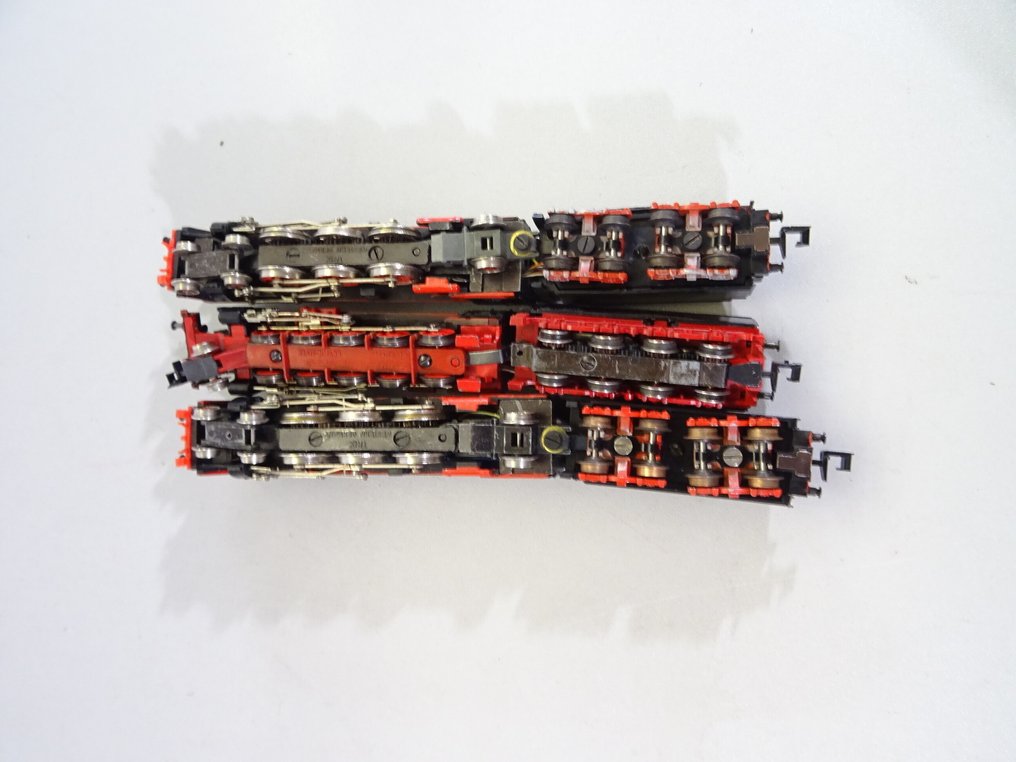 Fleischmann, Trix H0 - Locomotiva a vapor com vagão de carvão (3) - Conjunto de 3 Lok Bastler #1.0