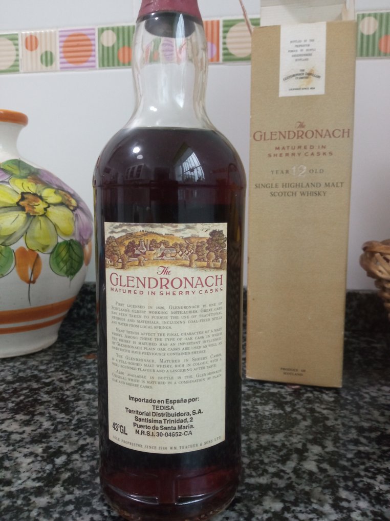 Glendronach 12 years old Matured in Sherry Casks  - b. 1980s - 75cl #3.2