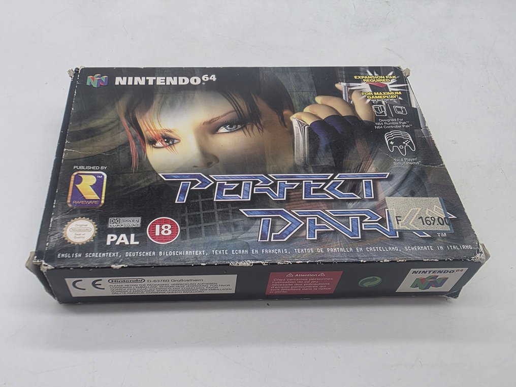 Nintendo - Nintendo 64 - STOCK RARE - N64 1st print - PERFECT DARK  EUR PAL edition - Video game - In original box #2.1