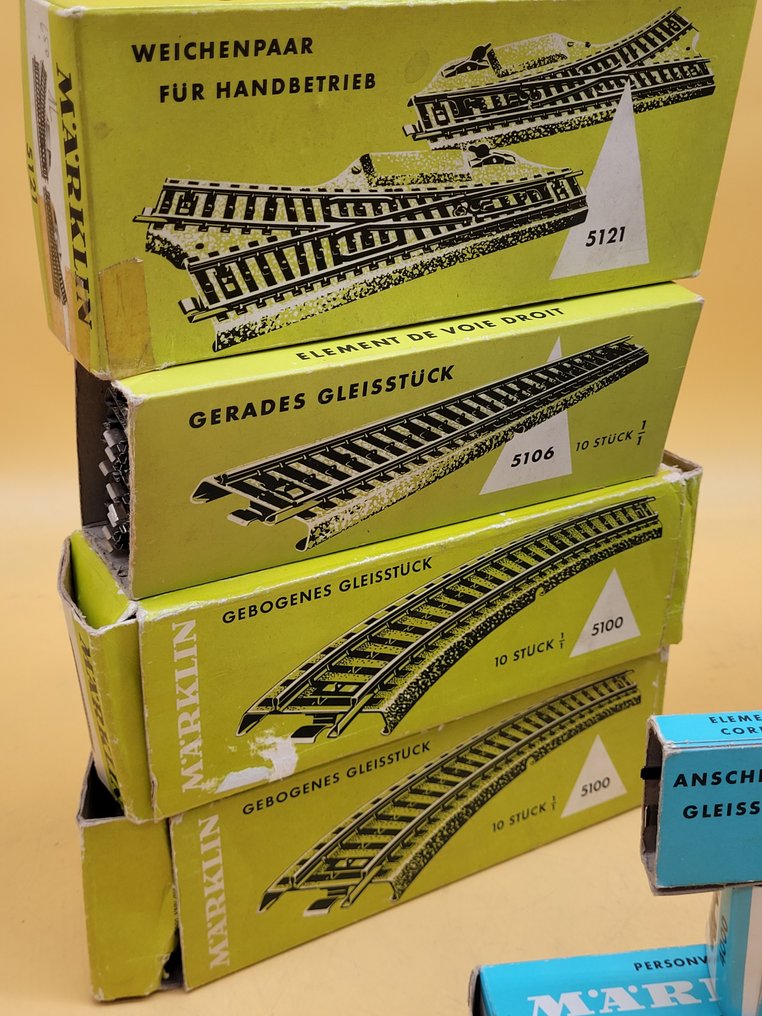 Märklin H0 - Model train rail set (60) - Large railway and wagon collection. #1.0