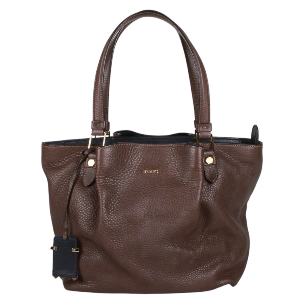 Tod's - Tod’s Brown Leather Satchel Bag with Gold-Tone Hardware – Made in Italy - Τσάντα ώμου #1.0