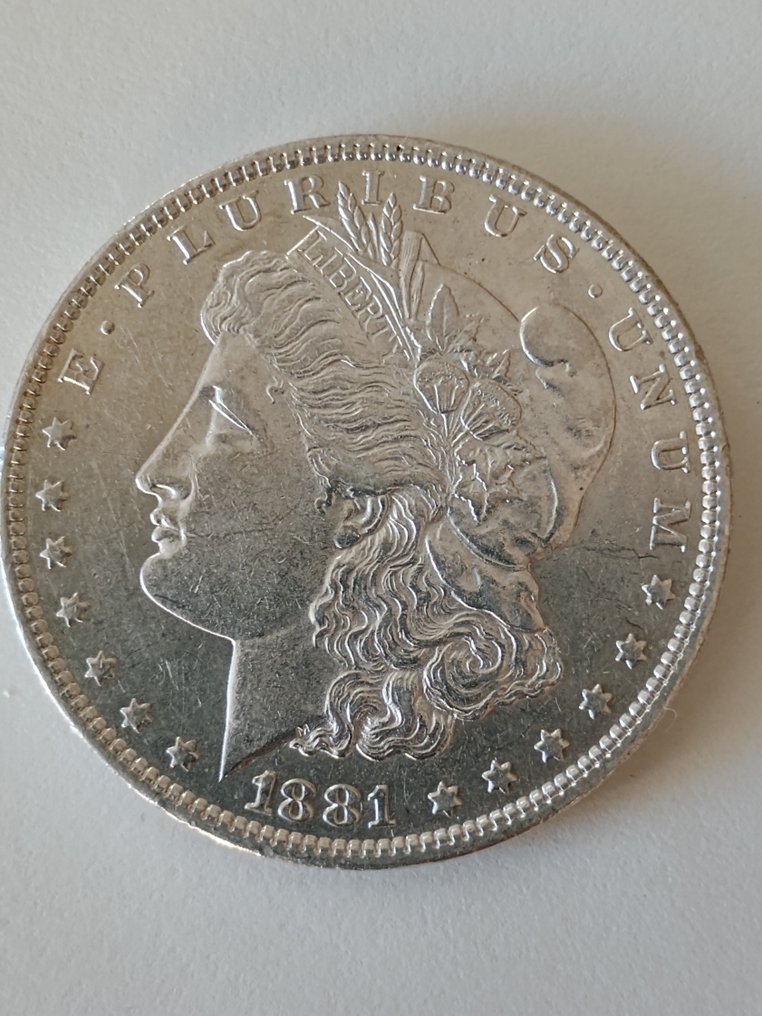Förenta staterna. Morgan Dollar 1881-O (Ingen mindstepris) #1.0