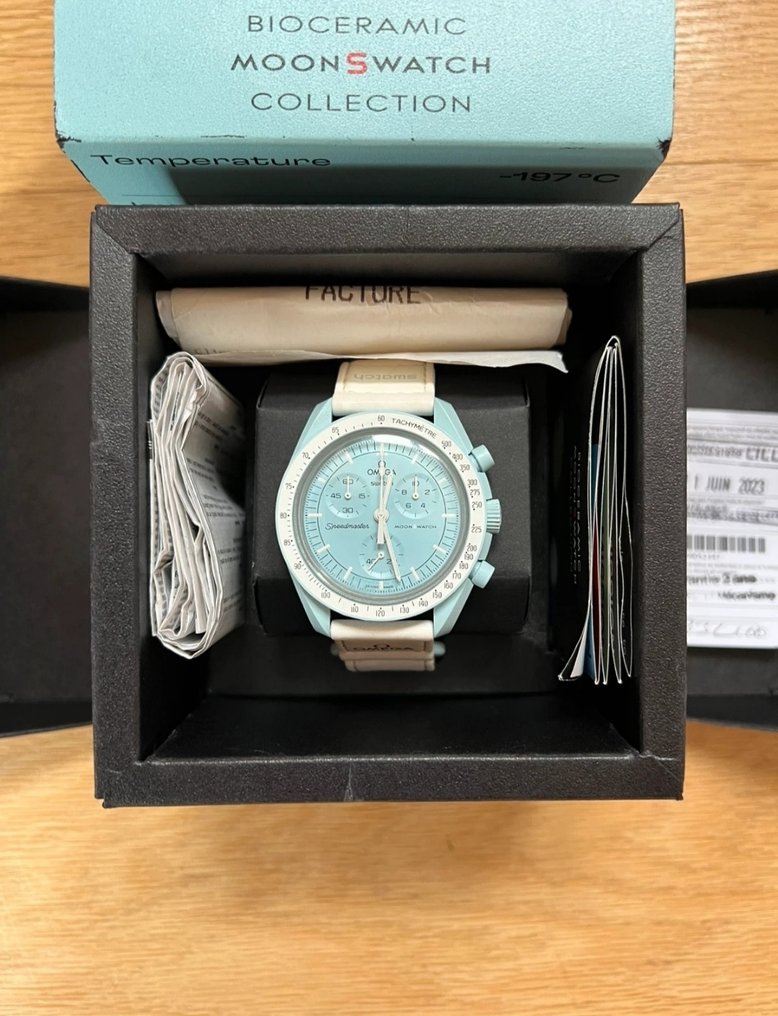 Swatch - MoonSwatch - Mission to Uranus - Sin precio de reserva - SO33L100 - Unisex - 2023 #1.0