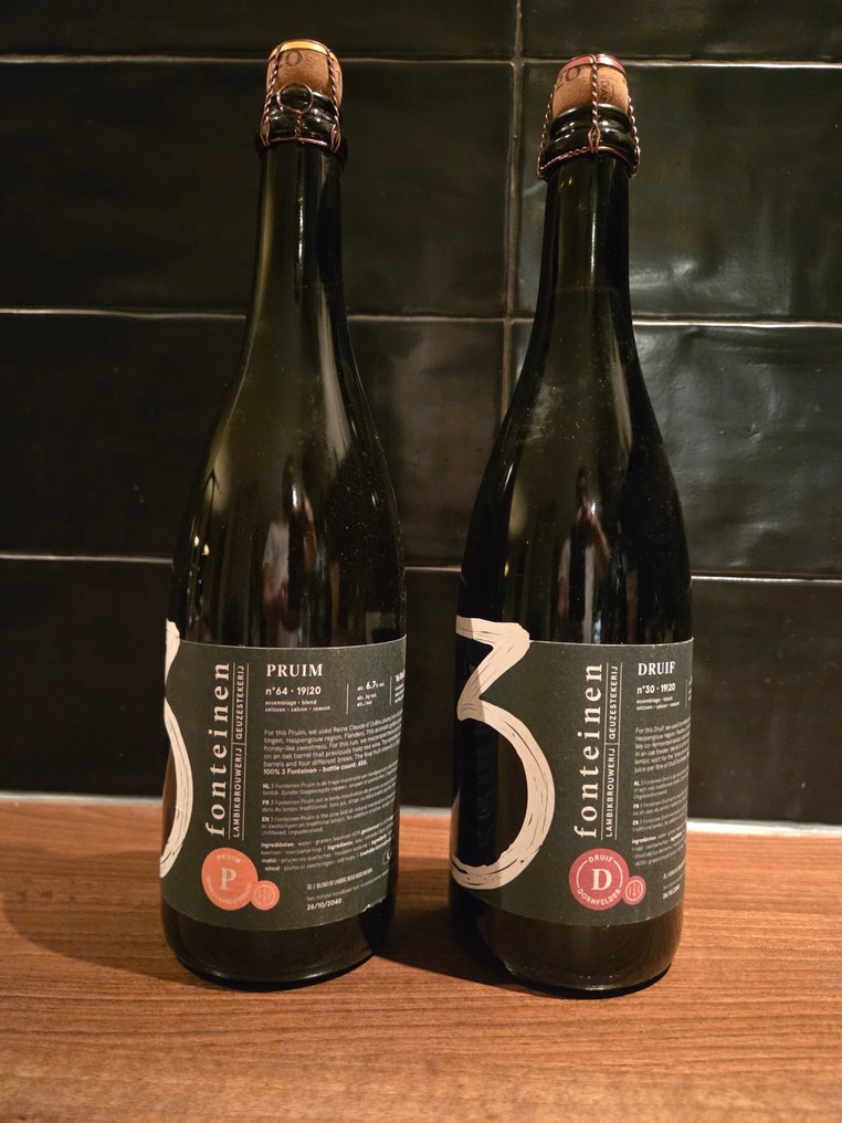 3 Fonteinen - Druif Dornfelder & Pruim Reine Claude D’Oullins (season 19|20) - 75cl -  2 bottles  #1.0