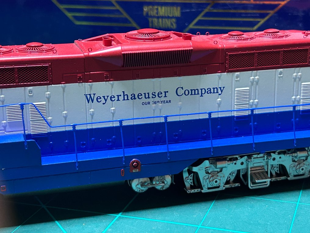 Athearn GENESIS H0轨 - ATHG78249 - 柴油电力机车 (1) - Weyerhaeuser Company #3.2