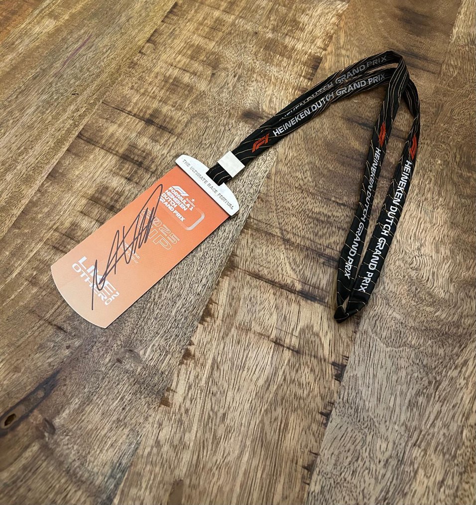 Red Bull Racing - formule 1 - Max Verstappen - 2025 - VIP pass #1.0