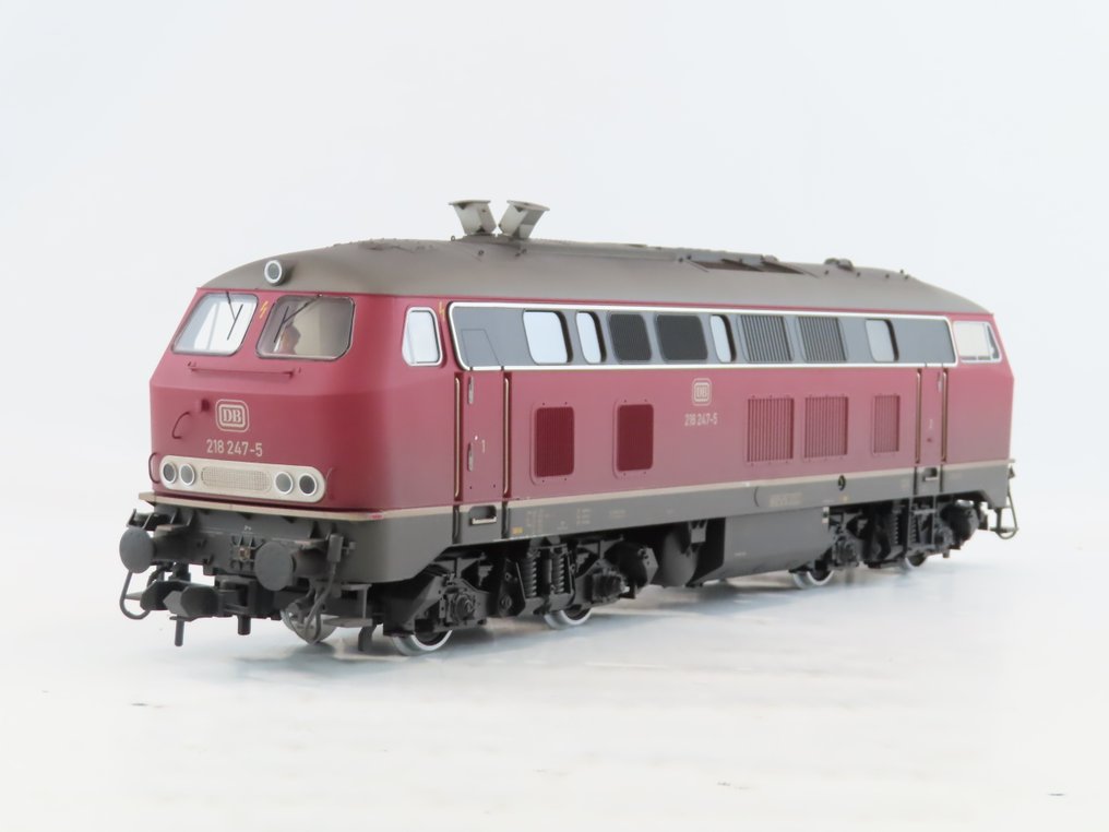 Märklin 1 - 55717 - Diesel-hydraulisk lokomotiv (1) - BR 218 med full lyd MFX Geweatherd - DB #1.0