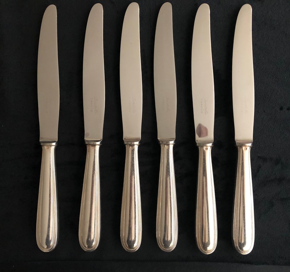 Christofle - Servizio di posate (84) - Perline - Placcato argento #4.3