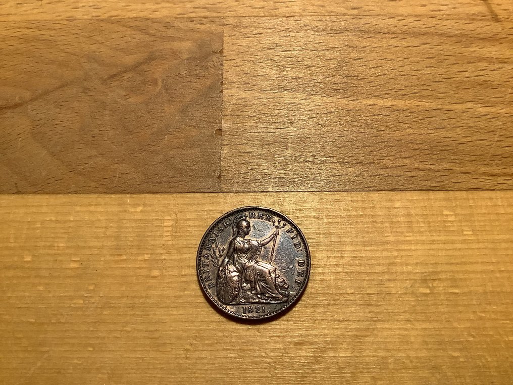 Egyesült Királyság. George IV. 1 Farthing 1821 . (dot after date var.)  (Nincs minimálár) #2.1