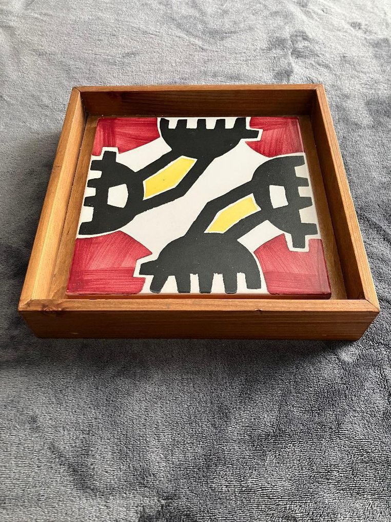  Azulejo - Giuseppe Capogrossi - 1950-1960  #1.0