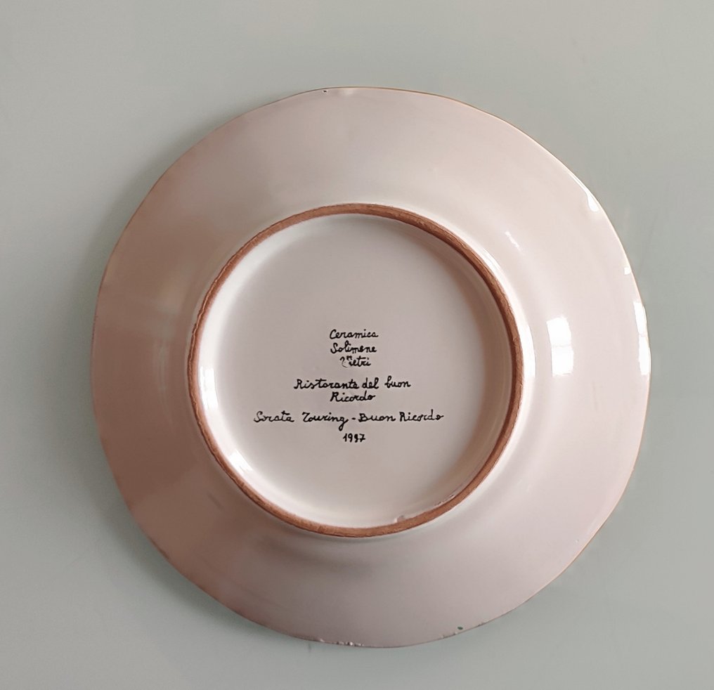 Solimene Vietri - Πιάτο (4) - Κεραμικό - Καλή Μνήμη, Περιφέρειες #2.1