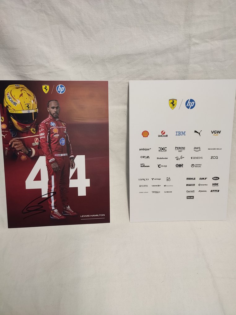 Ferrari - Hamilton & Leclerc - 2025 - Fancard #4.3