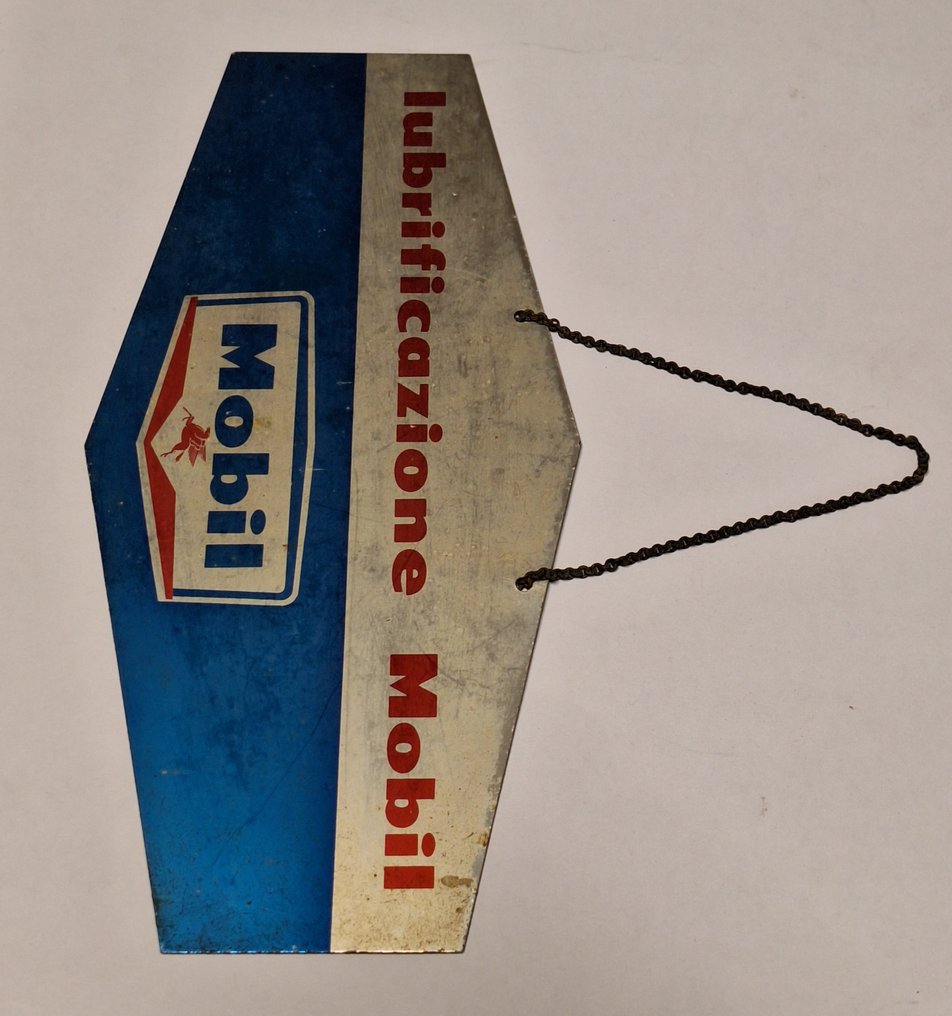 Mobil - 润滑 Mobil - 广告标牌 - 铝 #4.3