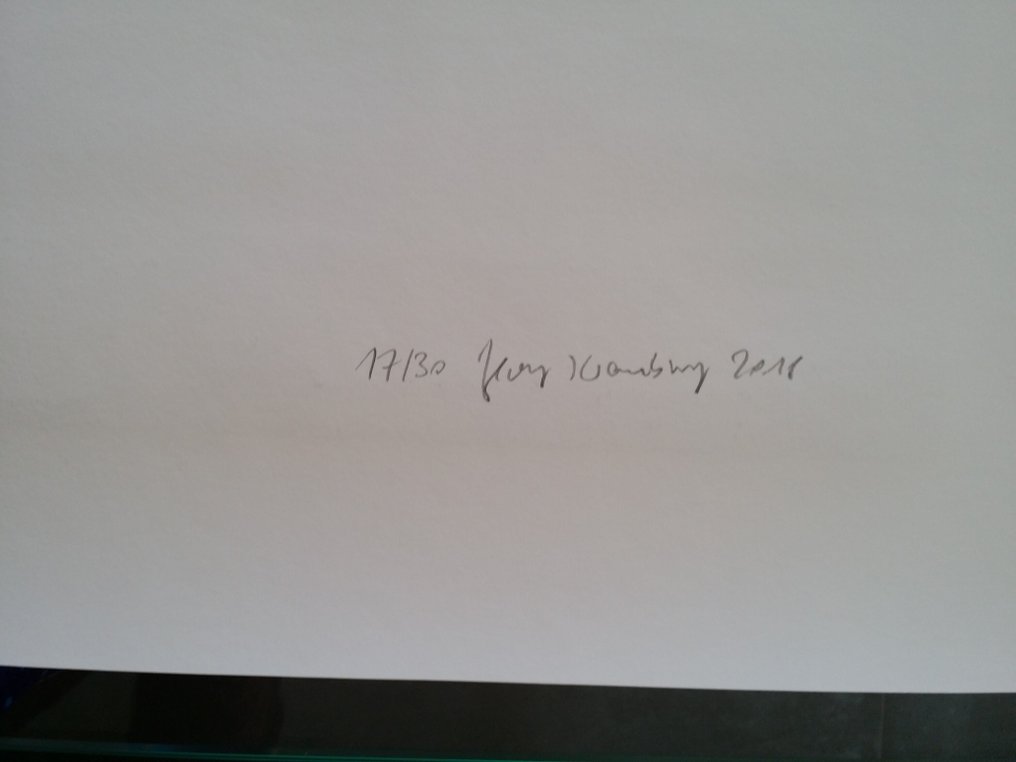 Georg Kranenburg (1965-2019). - handsigned and numb. / 2018 #3.2