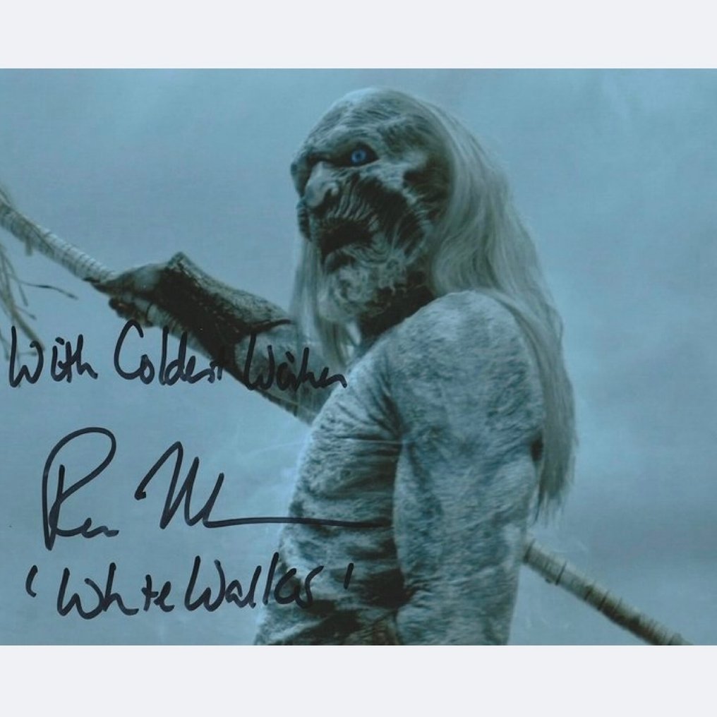 Game of Thrones - Signed by Ross Mullan (White Walker) #1.0