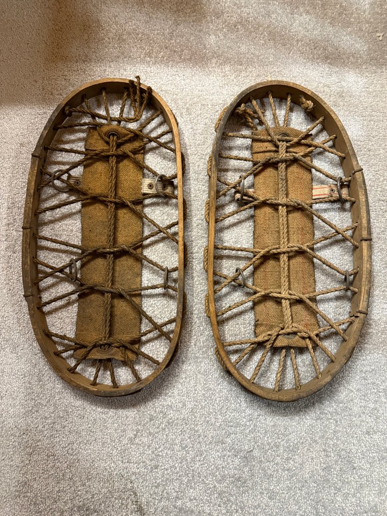 古老的山地士兵雪鞋 - 軍用裝備 #4.3