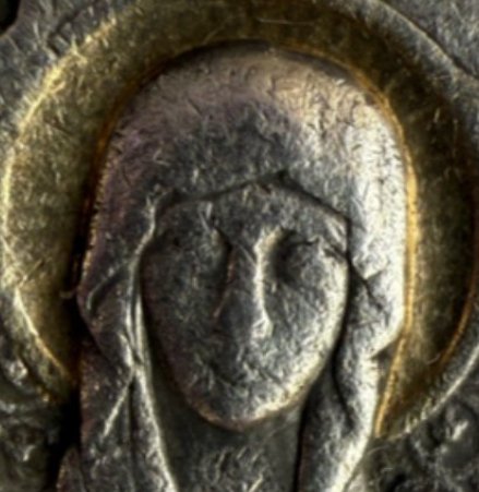 Senza prezzo di riserva - Ciondolo a moneta Argento, Argento massiccio vermeil art deco’ - 1893, art noveau #2.1