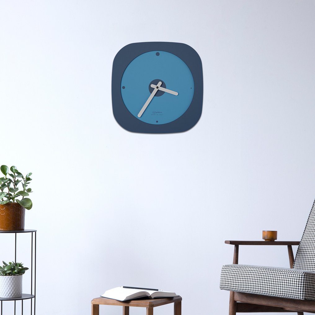 挂钟 - GIallobus -  现代的 木 - 2024 - Orologio Shuffle #3.2