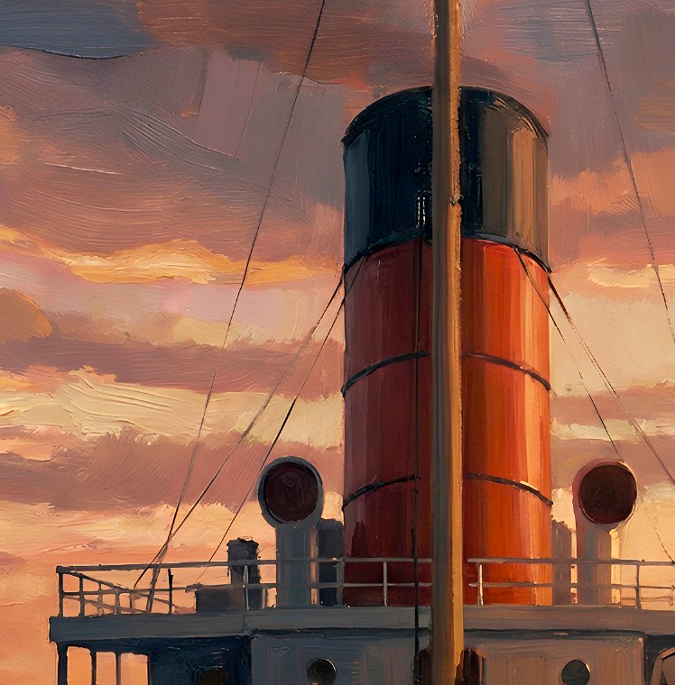 Le Yack - Sunset Voyage - The Departure - Hand signed #1.0