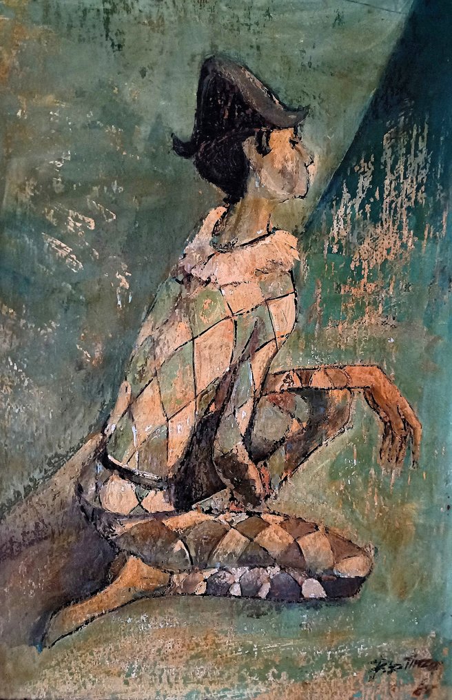 Benito Tinzo (1910-1988) - Niño Arlequin #3.2