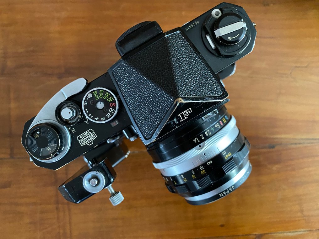 Nikon, Nippon Kōgaku F + 5.8cm f1.4 + F36 motor drive Analogt kamera #2.1