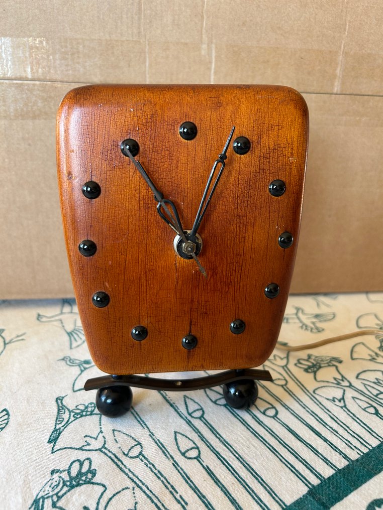 Επιτραπέζιο ρολόι -   Ξύλο - 1950-1960 - Jakob Palmtag #1.0