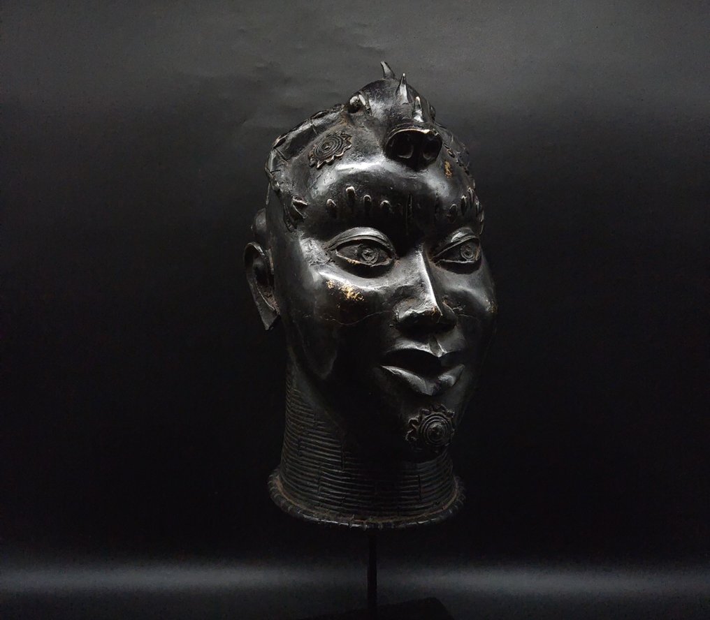 Tête de commemorative - Γλυπτό - Γιορούμπα - Μπενίν  (χωρίς τιμή ασφαλείας) #2.1