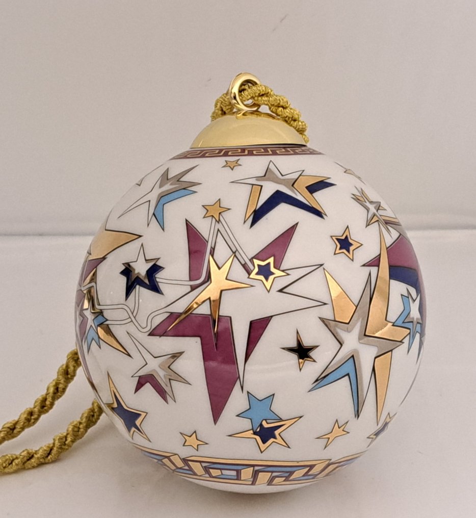 Versace - Globuri Crăciun Rosenthal - Versace Crăciun ☆Infinite Dreams ☆ 2015 - Hartporzellan - Logo-ul companiei este prezent! #1.0